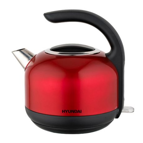 Чайник электрический HYUNDAI HYK-S4503, 2200Вт, красный и черный