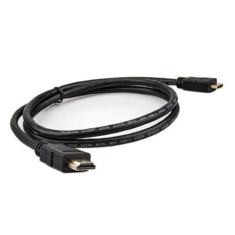 Кабель аудио-видео Telecom, HDMI (m) - Mini HDMI (m) , ver 2.0, 1м, GOLD черный [tcg205-1m]