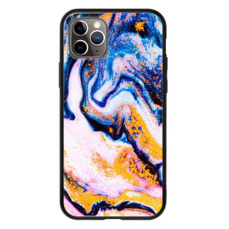 Чехол (клип-кейс) Deppa для Apple iPhone 11 Pro Glass Case фиолетовый (87256)