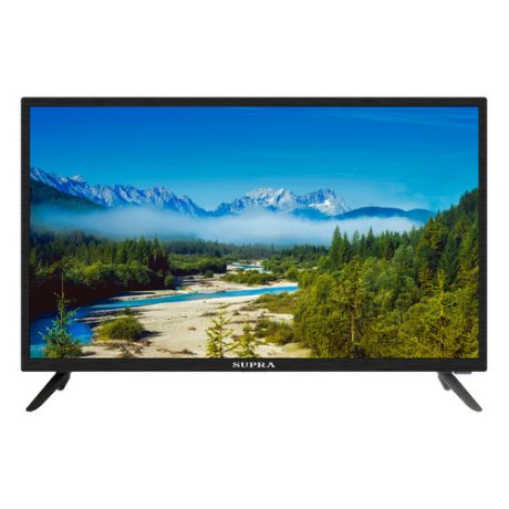 Телевизор LED Supra 32" STV-LC32ST0045W Smart черный/HD READY/DVB-T/50Hz/DVB-T2/DVB-C/USB/WiFi (RUS)