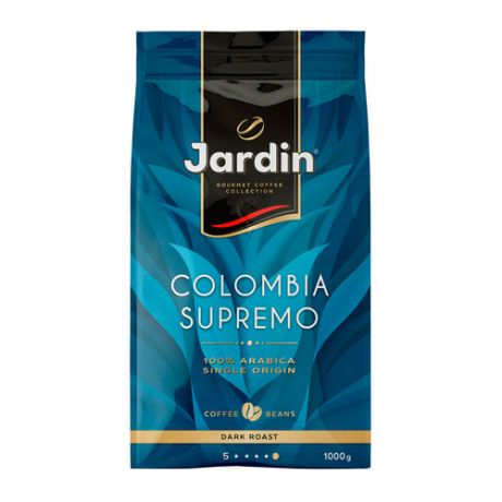 Кофе зерновой Jardin Colombia Supremo 1000г. (0605-06)