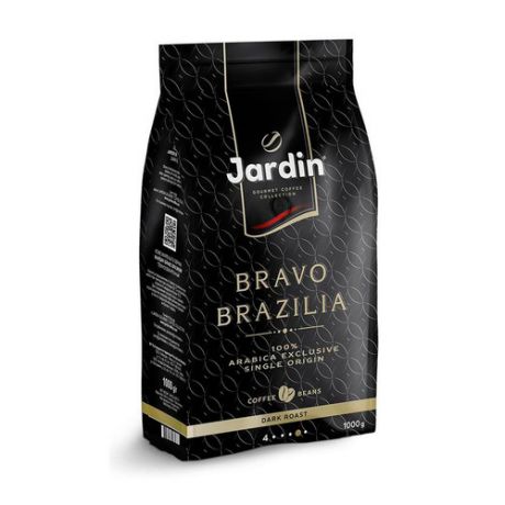Кофе зерновой Jardin Bravo Brazilia 1000г. (1347-06)
