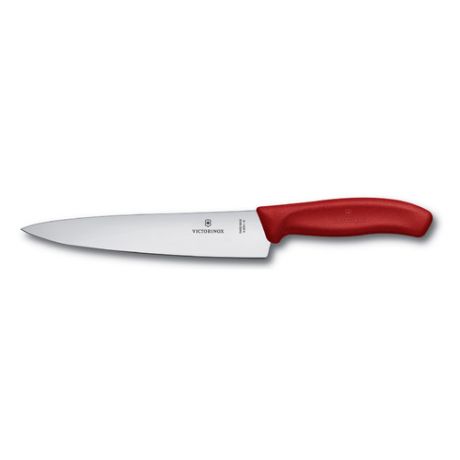 Нож кухонный Victorinox Swiss Classic (6.8001.19B) стальной разделочный лезв.190мм прямая заточка кр