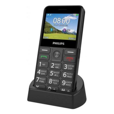 Мобильный телефон PHILIPS Xenium E207, черный