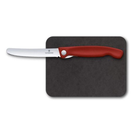 Нож кухонный Victorinox Swiss Classic (6.7191.F1) стальной столовый для овощей лезв.110мм серрейт. з
