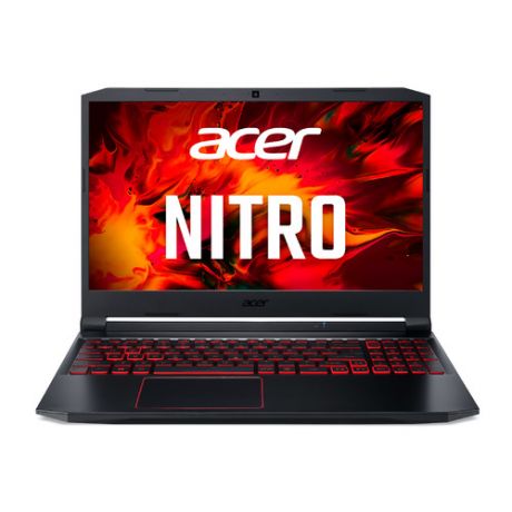 Ноутбук ACER Nitro 5 AN515-55-51L7, 15.6", IPS, Intel Core i5 10300H 2.5ГГц, 8ГБ, 512ГБ SSD, NVIDIA GeForce GTX 1650 Ti - 4096 Мб, Eshell, NH.Q7JER.00B, черный