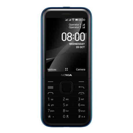 Мобильный телефон NOKIA 8000 4G, синий