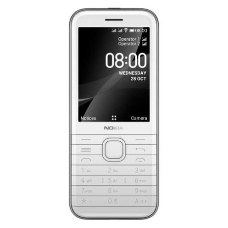 Мобильный телефон NOKIA 8000 4G, белый