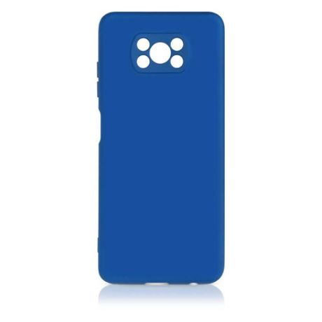 Чехол (клип-кейс) DF XIORIGINAL-16, для Xiaomi Redmi Note 9t, синий [df xioriginal-16 (blue)]