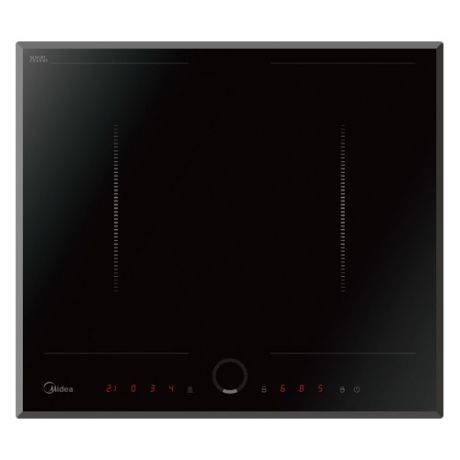 Индукционная варочная панель MIDEA MIH67838F, индукционная, независимая, черный