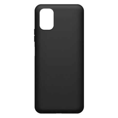 Чехол (клип-кейс) BORASCO Silicone Case, для ZTE Blade V2020 Smart, черный [39796]