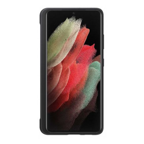 Чехол (клип-кейс) SAMSUNG Silicone Cover с пером S Pen S21 Ultra, для Samsung Galaxy S21 Ultra, черный [ef-pg99ptbegru]