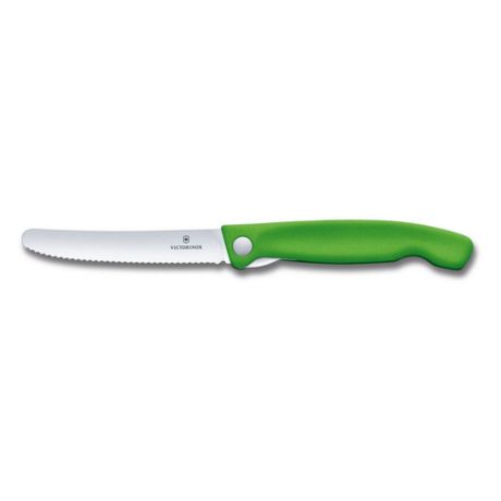 Нож кухонный Victorinox Swiss Classic (6.7836.F4B) стальной для овощей лезв.110мм серрейт. заточка з