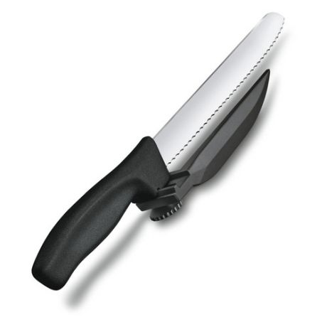 Нож кухонный Victorinox Swissclassic DUX-MESSER (6.8663.21) стальной лезв.210мм черный