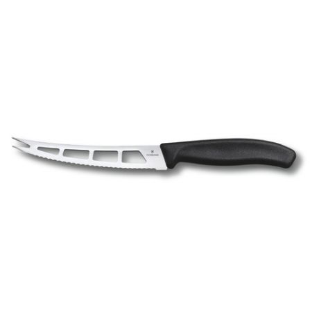 Нож кухонный Victorinox Swiss Classic (6.7863.13B) стальной для масла/сыра лезв.130мм серрейт. заточ