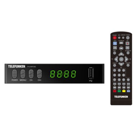 Ресивер DVB-T2 TELEFUNKEN TF-DVBT252, черный