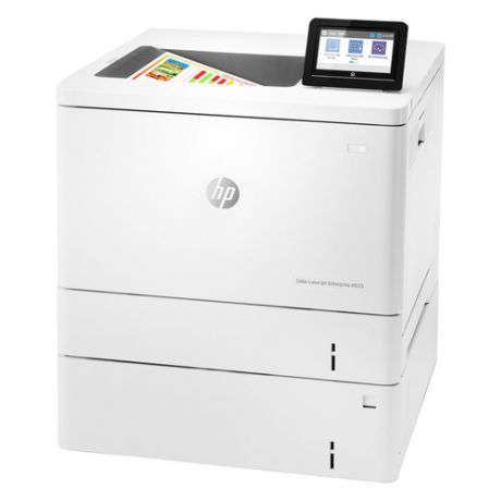 Принтер лазерный HP Color LaserJet Enterprise M555x лазерный, цвет: белый [7zu79a]