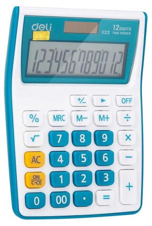 Калькулятор Deli E1122 настольный 12-разрядный