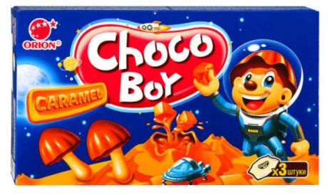 Печенье Orion Choco Boy Caramel, 135 г