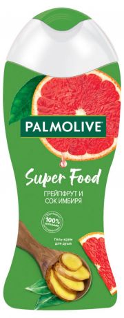 Гель для душа женский Palmolive Super Food грейпфрут и сок имбиря, 250 мл