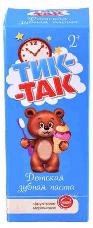 Зубная паста «Тик-Так» со вкусом клубники, 62 г