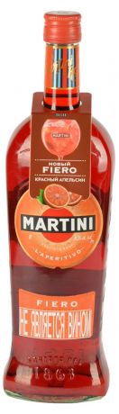 Вермут Martini Fiero красный сладкий Италия, 1 л