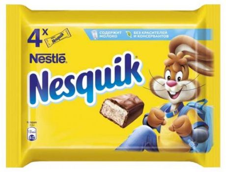 Конфета Nesquik с какао-нугой, 4х43 г