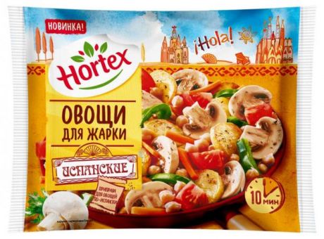 Овощи для жарки Hortex Испанские с приправой, 400 г