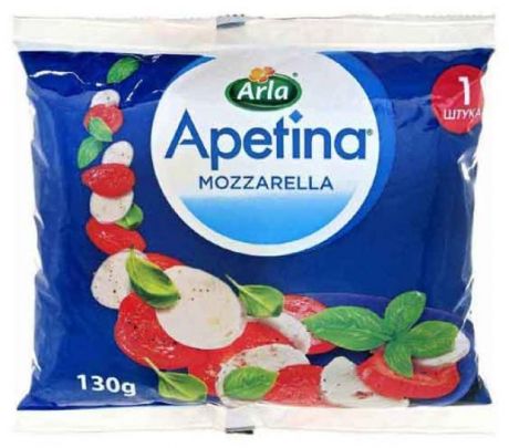Сыр рассольный Arla Apetina Моцарелла, 130 г