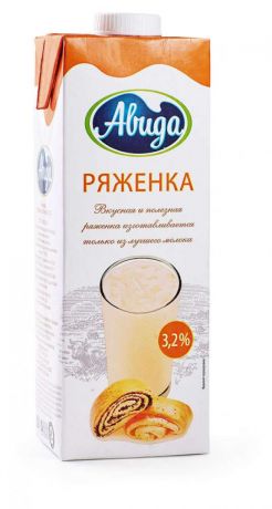 Ряженка «Авида» 3,2%, 1 л