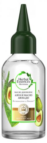 Масло для волос и кожи головы Herbal Essences с алоэ и маслом авокадо, 100 мл