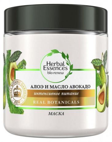 Маска для волос и кожи головы Herbal Essences с алоэ и маслом авокадо, 250 мл