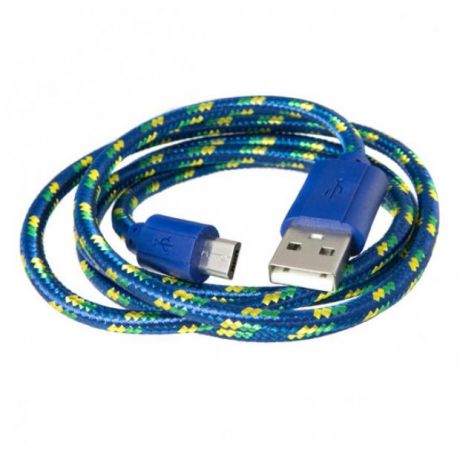 USB кабель Liberty Project Micro USB в оплетке, синий