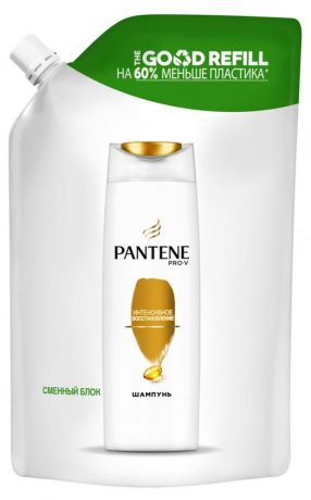 Шампунь для волос Pantene Pro-V Интенсивное восстановление сменный блок, 480 мл