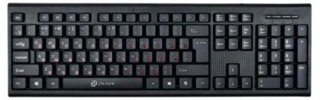 Клавиатура Oklick 120M черная
