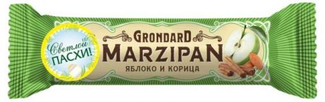 Батончик глазированный Grondard Марципановый Яблоко-корица, 50 г
