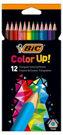 Набор цветных карандашей BIC Color Up, 12 цветов