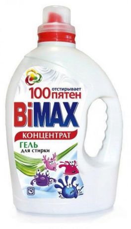 Гель для стирки BiMax 100 Пятен, 1,95 л