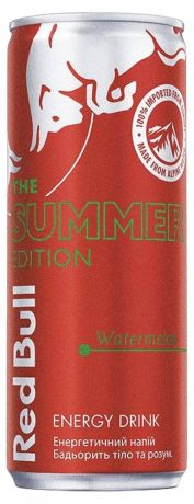 Напиток энергетический Red Bull Watermelom со вкусом арбуза, 250 мл