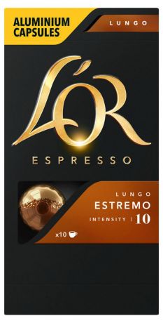 Кофе в капсулах L`or Espresso Lungo Estremo, 10 шт