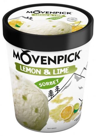 Сорбет Movenpick вкус лимон и лайм, 304 г