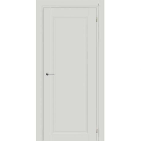 Дверь межкомнатная Нобиле 60х200 см, цвет белый, с замком