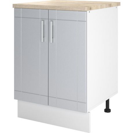 Шкаф напольный «Тортора» 67x60 см, МДФ, цвет серый