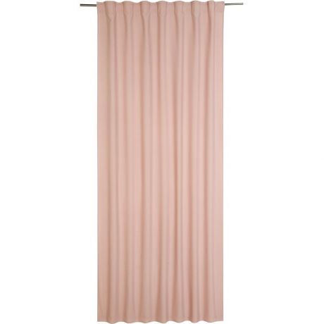 Штора на ленте со скрытыми петлями Pharell Bistro 5 140x280 см цвет розовый