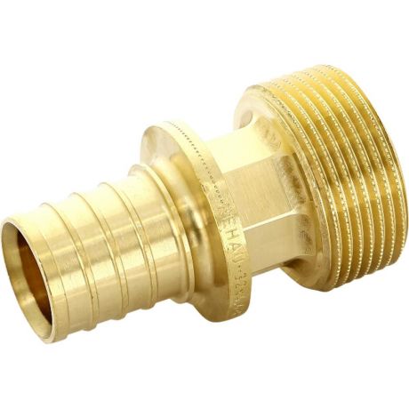 Соединитель Rehau RX plus 32 мм х 1.1/4", наружняя резьба, бронза 456322