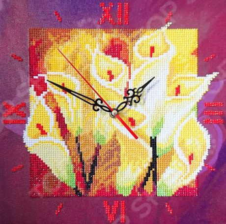 Часы из алмазной мозайки Color Kit «Семейное счастье»