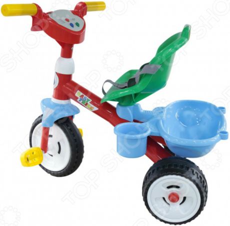 Велосипед детский трехколесный Coloma Y Pastor со звуковым сигналом и ремешком Baby Trike
