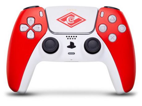 Геймпад Rainbo DualSense Спартак Red-White для PS5