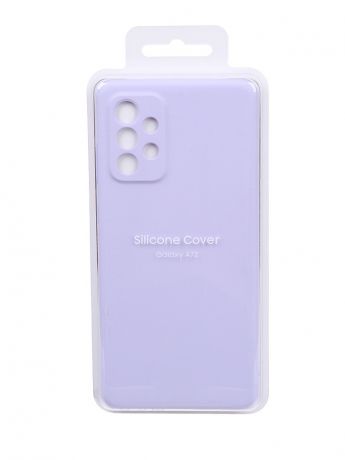 Чехол-накладка для Samsung Galaxy A72 Silicone Cover Violet EF-PA725TVEGRU