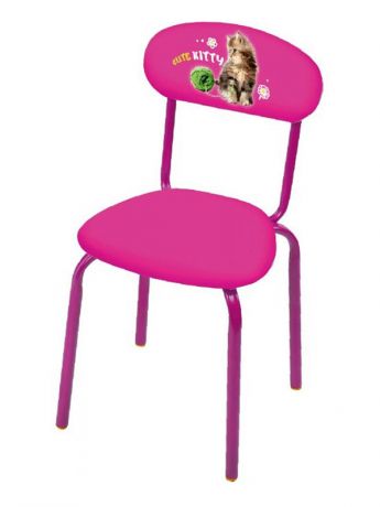 Детский стул Nika СТУ6 С котенком Pink